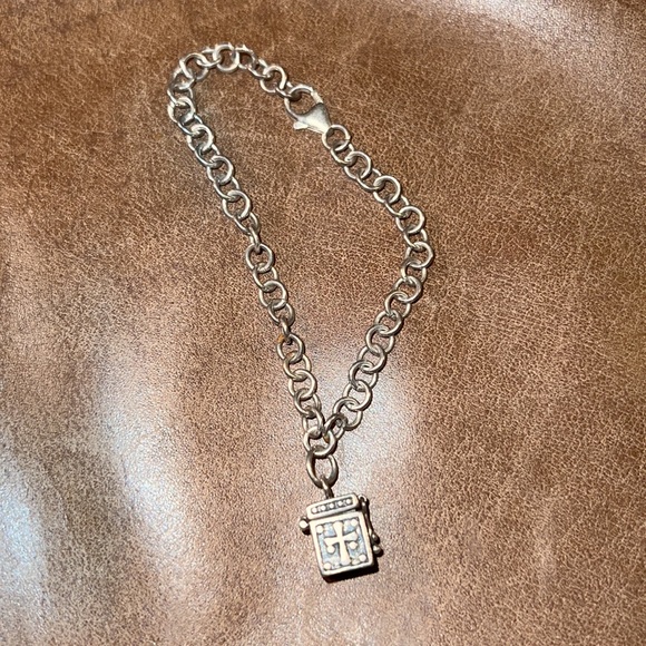 Silver 925 Bracelet With Prayer Box Charm - Picture 2 of 10